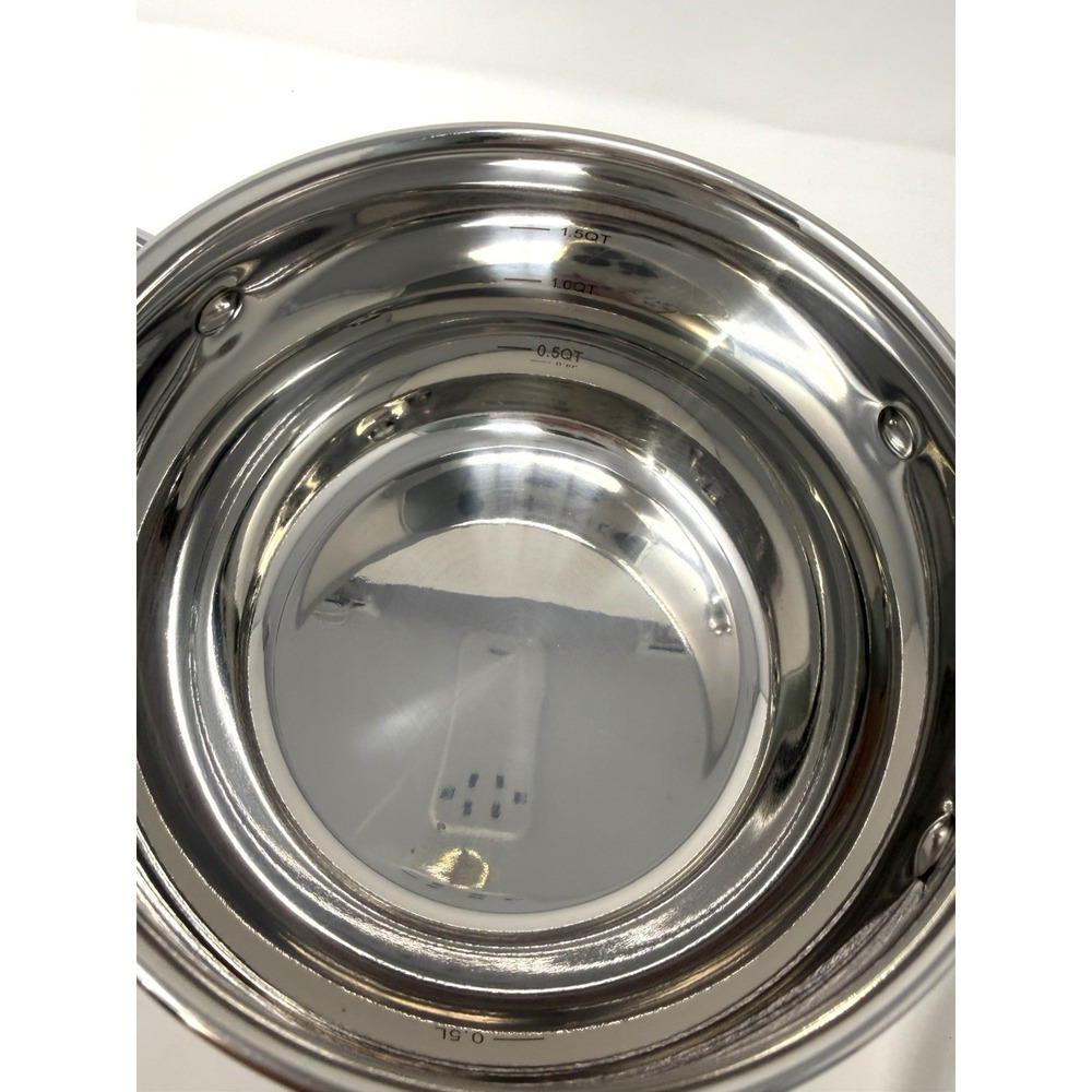 David Burke Restaurateur Splendor Series Stock Pot With Glass Lid 2 QT Cookware - Picture 4 of 10